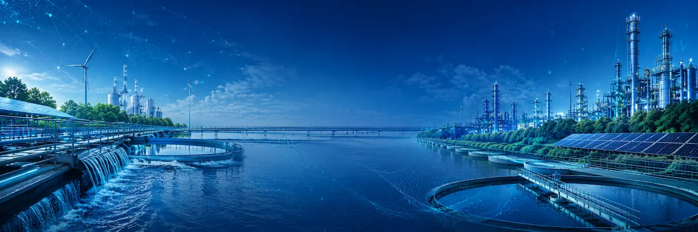 Industrial water treatment infrastructure