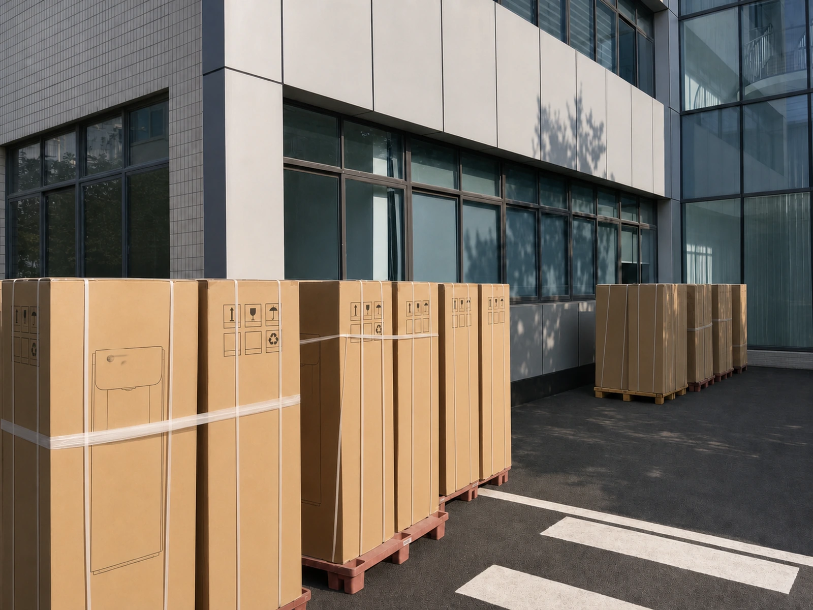 Finished products prepared for project supply