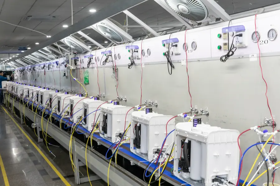 100% EOL testing station