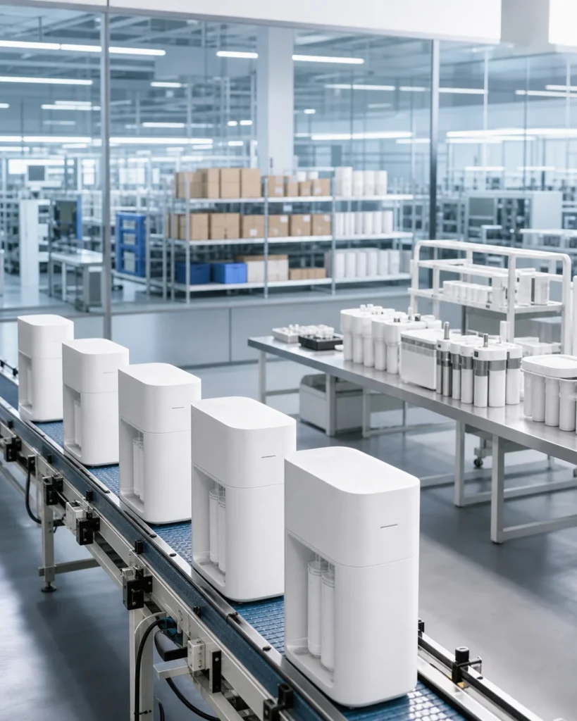 Representative water purification manufacturing network