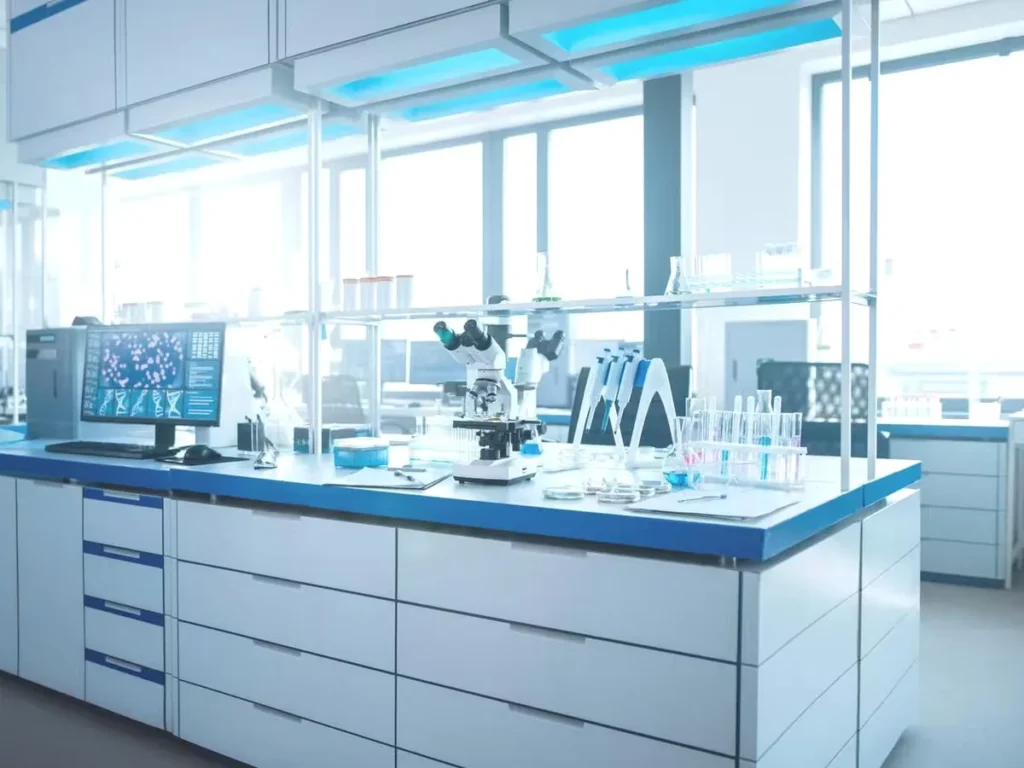 Laboratory workbench and equipment
